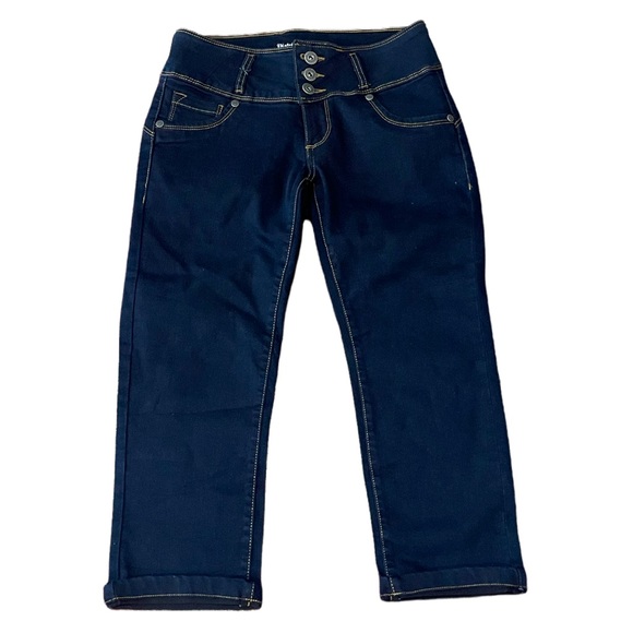 Padded Denim Capri Size 5 - Picture 2 of 8